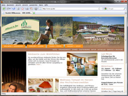 Browserscreenshot Hotel Vier Jahreszeiten am Schluchsee