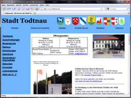 Browserscreenshot Stadt Todtnau